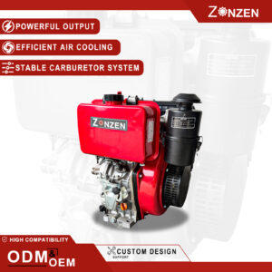 ZONZEN Air Cooled 86x72 186FA 8.5hp Diesel Engine