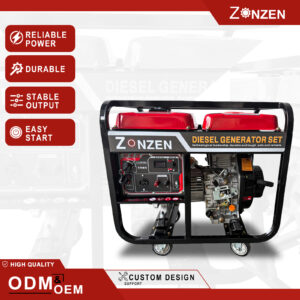 ZONZEN Open Frame 3kw Electric Deisel Generator