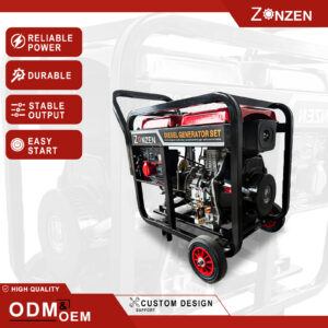 ZONZEN 8kw Electric 220/380 Diesel Generator