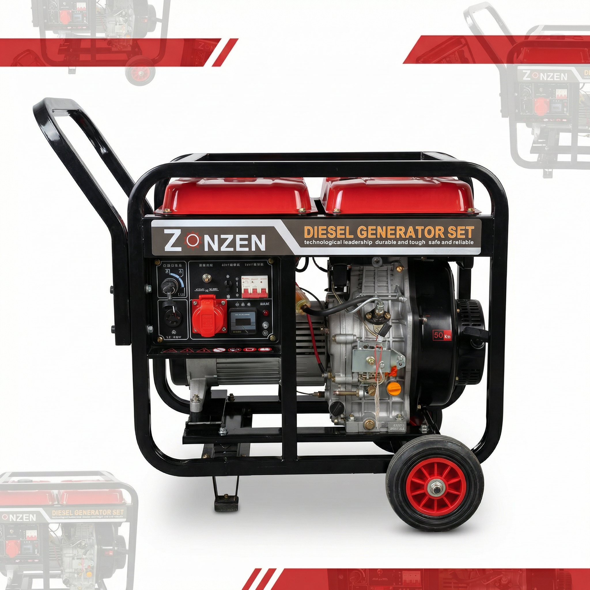 Deisel Generator 8kw Open Frame Electric