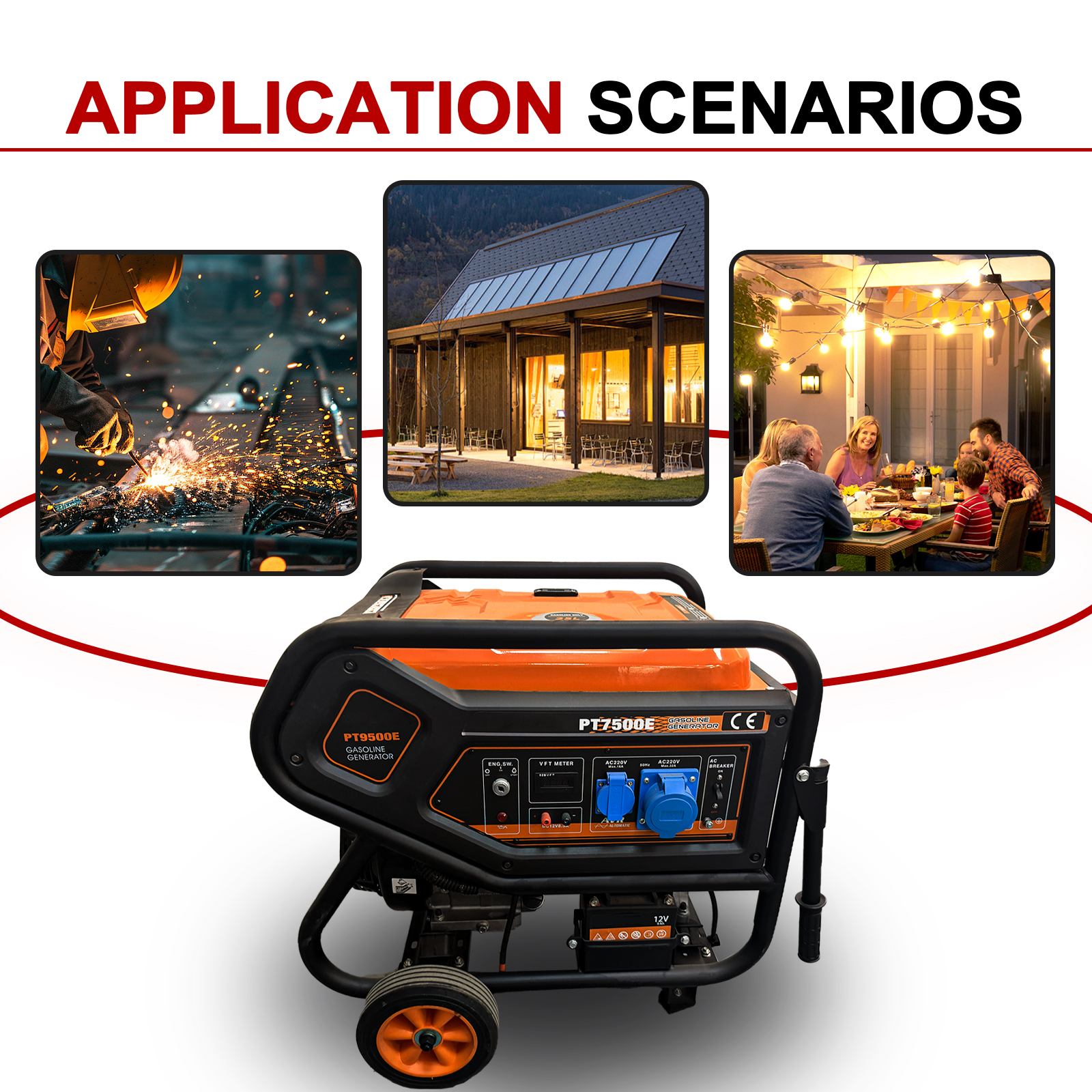 6.5KW Open Frame Gasoline Generator | ZONZEN - Image 5